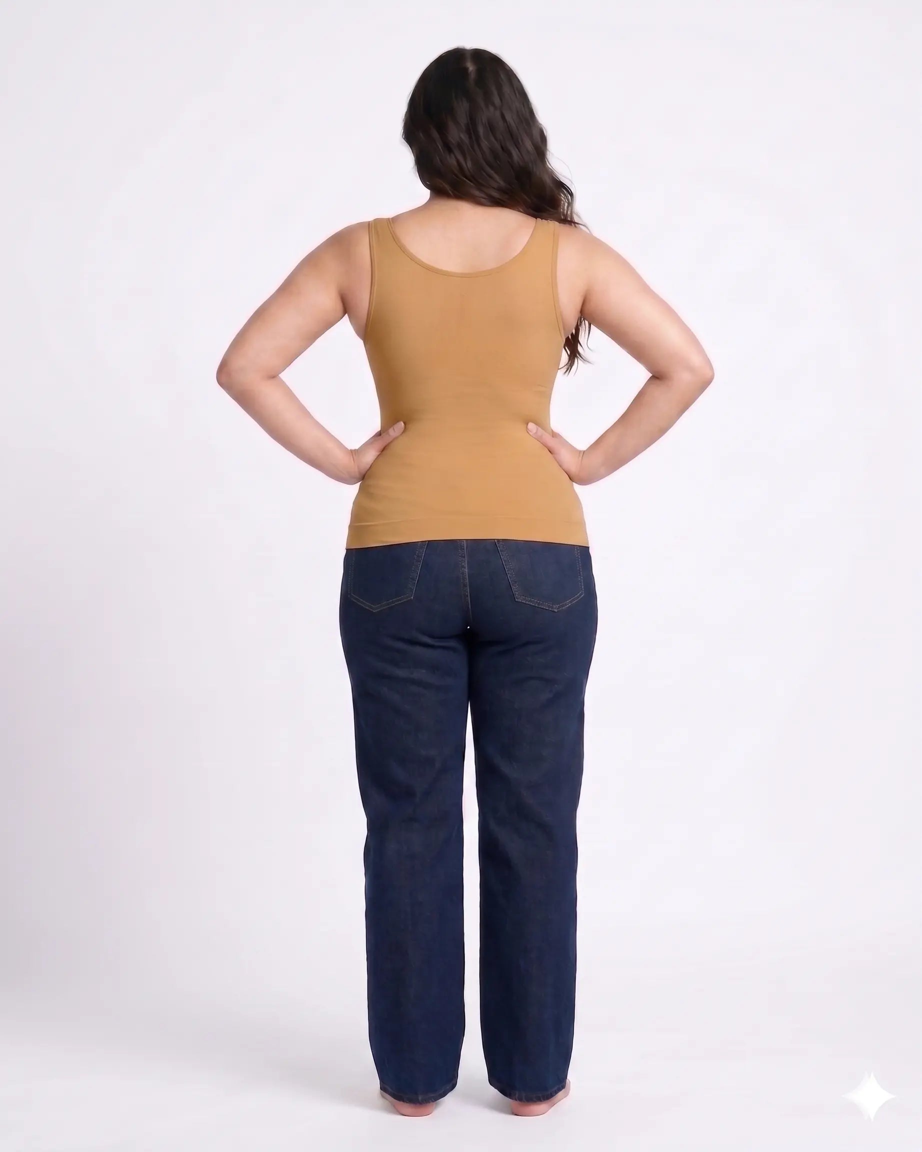 Seamless Slimming Cami with Built-In Bra