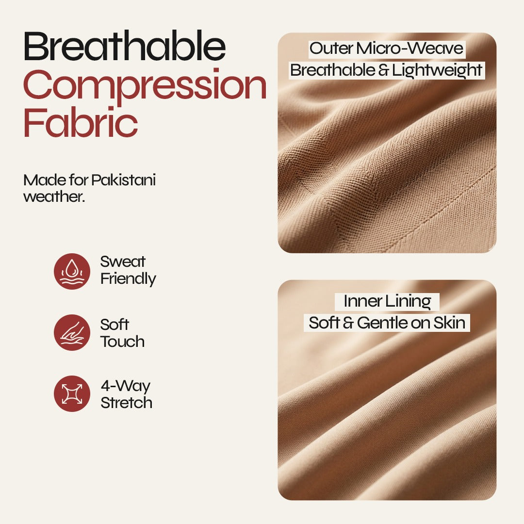 SlimFlex Shaper Made with AeroFlex™ breathable fabric