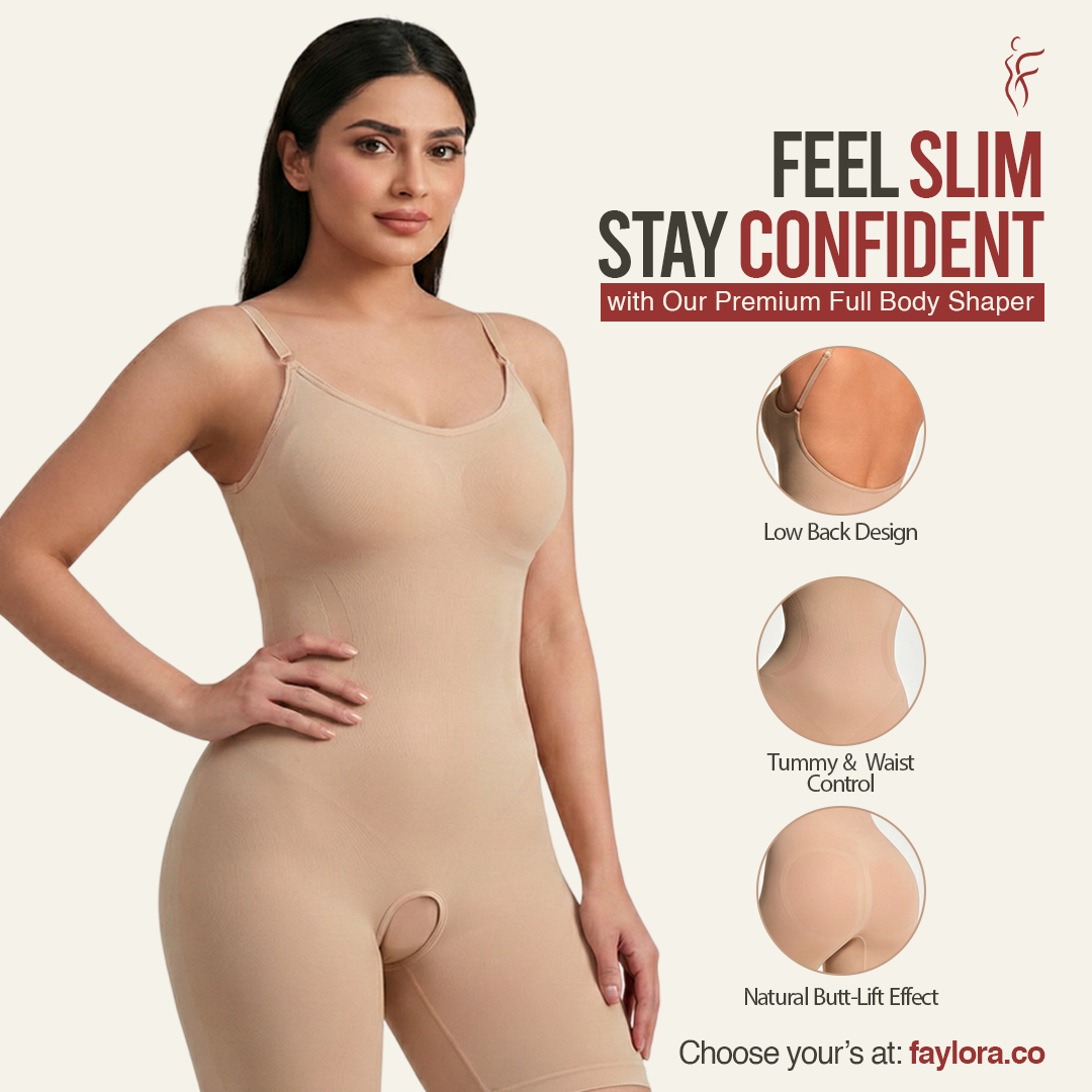 Sculpt 360° Bodysuit – Open Crotch Shaper
