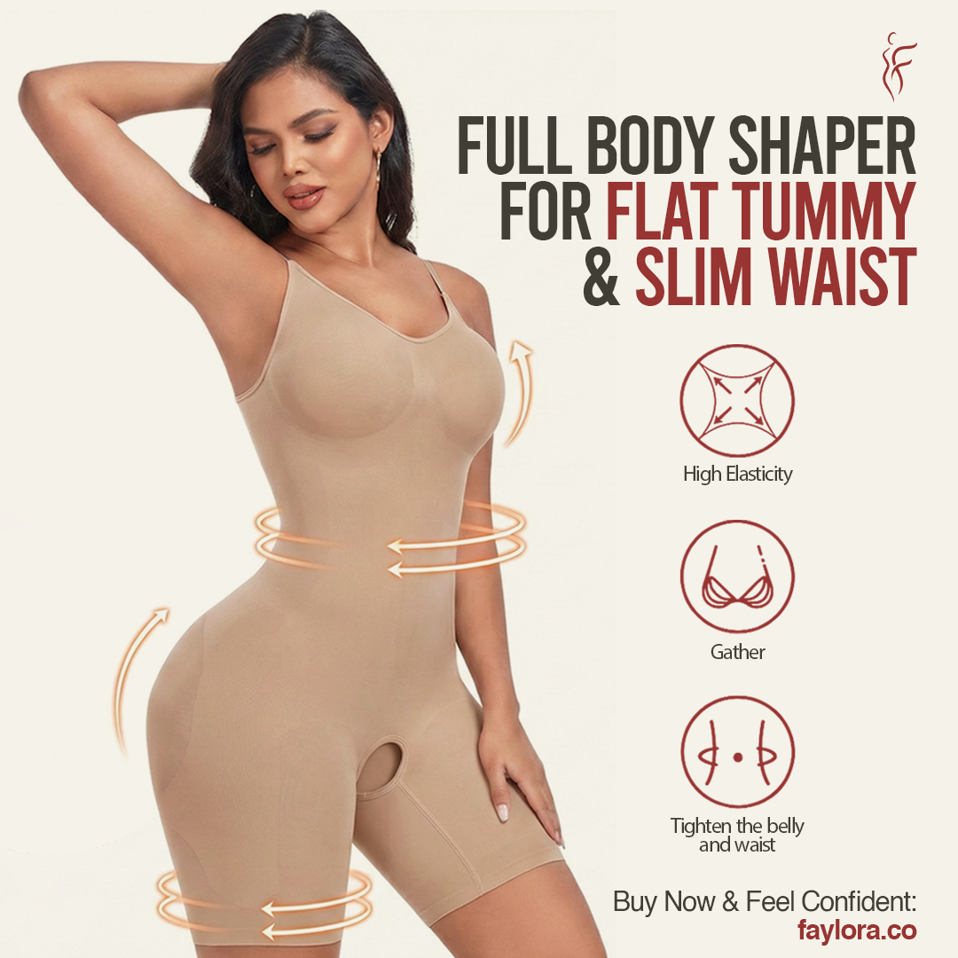 Sculpt 360° Bodysuit – Open Crotch Shaper